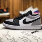 Air Jordan 1 Low White Atmosphere Grey-Black 553558-110 For Sale