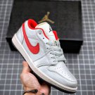 Air Jordan 1 Low White Red DA4668-001 For Sale