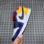 Air Jordan 1 Low White Royal Blue-Yellow 553558-123 For Sale