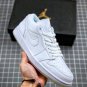 Air Jordan 1 Low White White Metallic Silver For Sale
