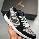 Air Jordan 1 Low Zebra Black White-Sail On Sale