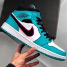 Air Jordan 1 Mid ‘South Beach’ Turbo Green Black-Hyper Pink-Orange Peel On Sale