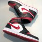 Air Jordan 1 Mid âBred Toeâ White Black Red On Sale