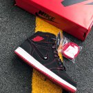 Air Jordan 1 Mid “Fearless” Black Gym Red-White For Sale