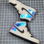 Air Jordan 1 Mid âIridescentâ Pinkish Beige-Black On Sale