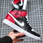 Air Jordan 1 Mid Black White-Noble Red BQ6472-016 On Sale