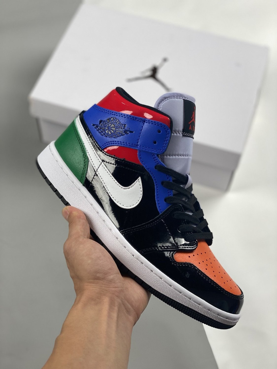 air jordan mid multi patent
