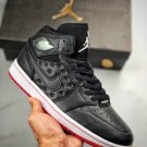 Air Jordan 1 Retro ’97 Playoff Black White-Gym Red For Sale