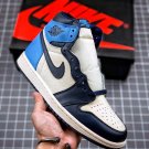 Air Jordan 1 Retro High OG Sail Obsidian-University Blue For Sale