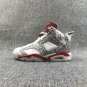 Air Jordan 6 Retro White Black University Red Shoes CZ6506-122