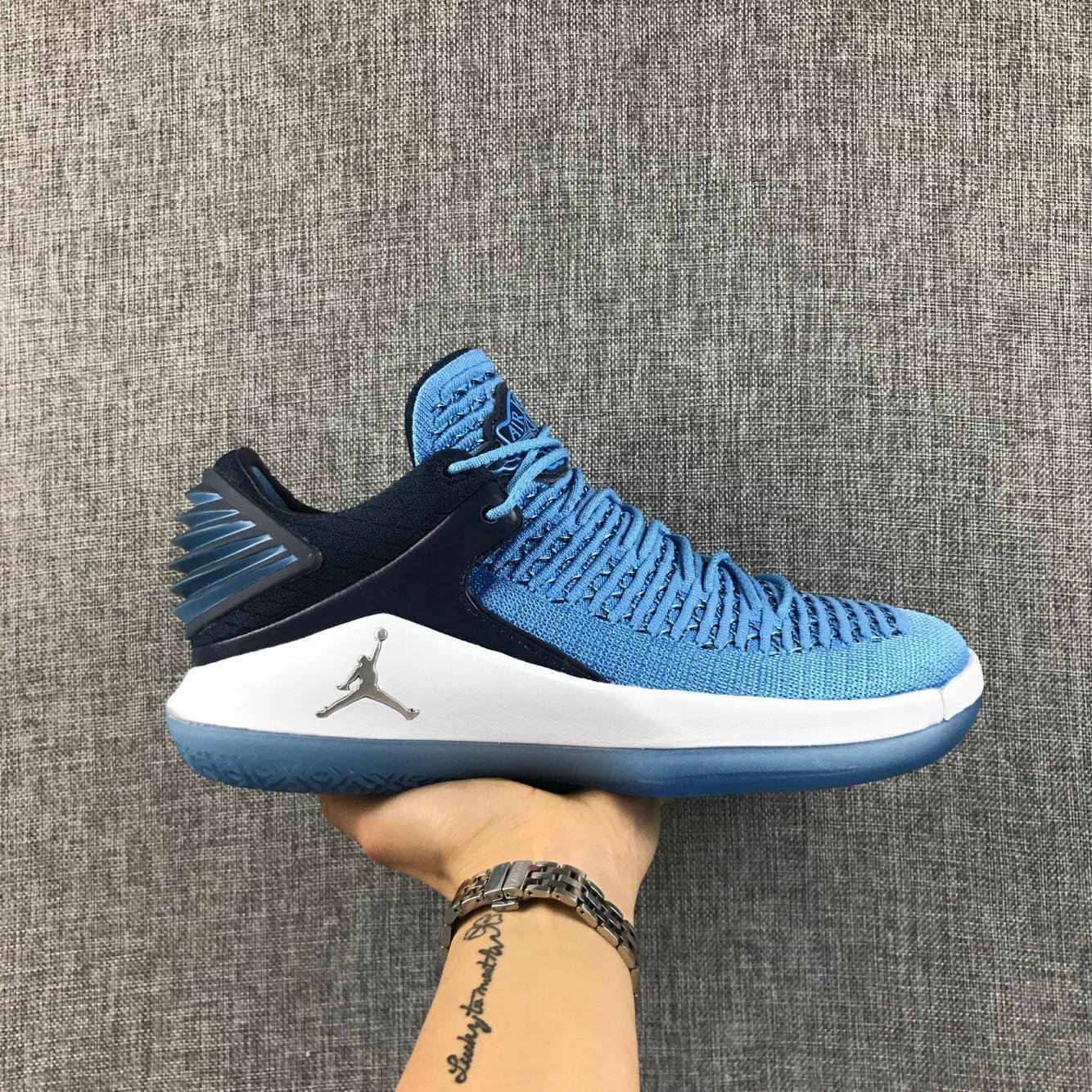 Air Jordan 32 Low PF Win Like 82 University Blue Midnight Navy White AH3347-401
