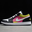 Jordan 1 Low Black Active Fuchsia Cyber - CW5564-001