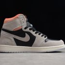 Jordan 1 Retro High Neutral Grey Hyper Crimson - 555088-018