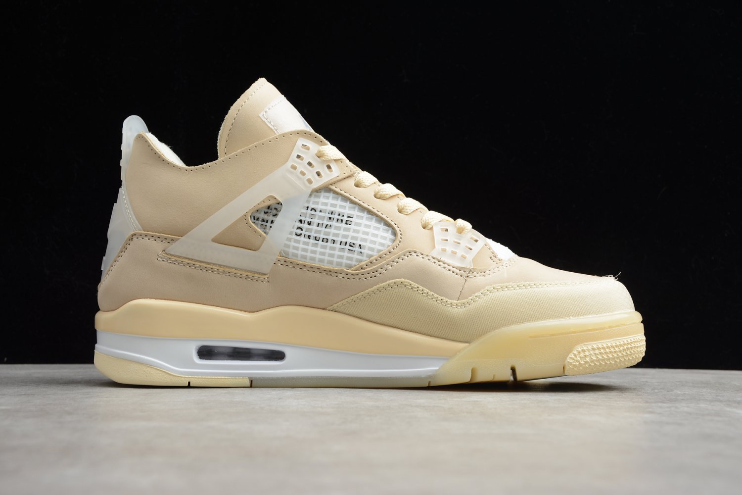 Off-White x Air Jordan 4 Retro Cream Sail CV9388-100
