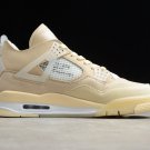 Off-White x Air Jordan 4 Retro Cream Sail CV9388-100
