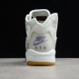 2020 OFF WHITE x Air Jordan 5 Grey Green White CT8480 105