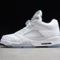 Air Jordan 5 Low 'White Wolf Grey' 819172 122