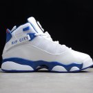2019 Air Jordan 6 Rings White Blue Red 322992 051