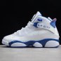 2019 Air Jordan 6 Rings White Blue Red 322992 051