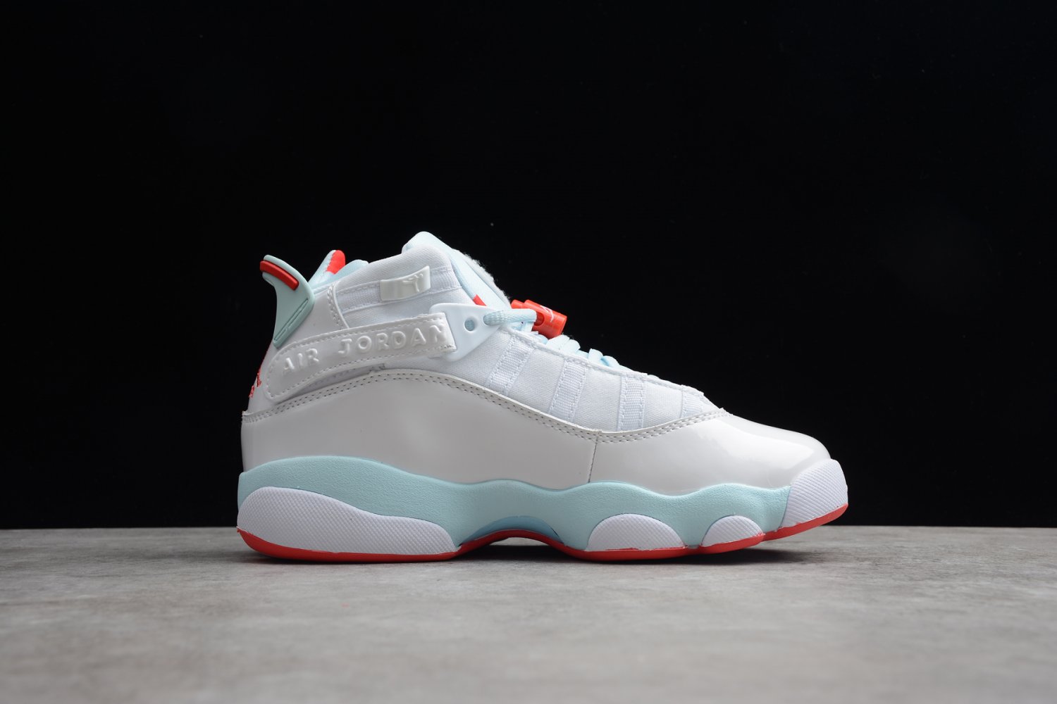 Air Jordan 6 Rings Topaz Mist White Ember Glow 323399 104
