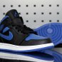 Air Jordan 1 Mid 'Black Hyper Royal' 554724 068
