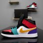 Air Jordan 1 Mid 'Multi-Color' 554724 125