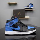 Air Jordan 1 Mid 'Royal Splatter' 554724 048