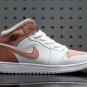 Air Jordan 1 Mid 'White Rose Gold' 555112 190