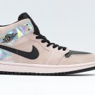 Wmns Air Jordan 1 Mid 'Iridescent' BQ6472 602