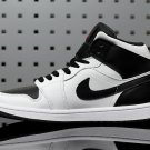 Wmns Air Jordan 1 Mid 'White Black' BQ6472 101