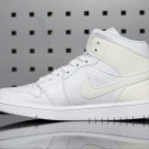 Wmns Air Jordan 1 Mid 'White Ivory' BQ6472 112