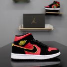 Wmns Air Jordan 1 Retro Mid 'Hot Punch Volt' BQ6472 006
