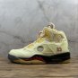 Off-White x Air Jordan 5 SP 'Sail' DH8565