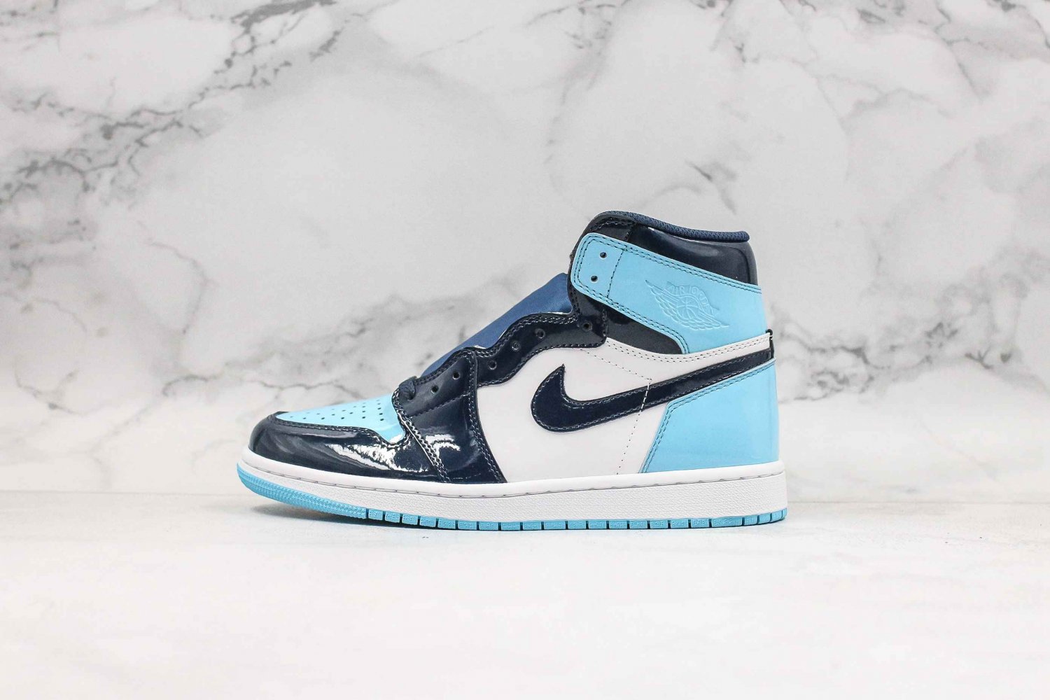 AJ1 Nike Air Jordan 1 Retro High OG CD0461-401&acirc;��UNC Patent&acirc;��