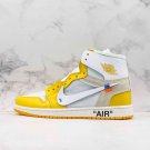 Off-White x Air Jordan 1 Retro High OG 'Canary Yellow' AQ0818 149