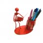 Desk Organizer Bookman Pen/Pencil/Crayons/Liners/Make Up Brushes Holder-Metal