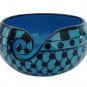 Handcrafted Dawn Blue Ceramic Knitting Yarn Bowl Holder, Crochet for Moms