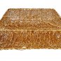 Vintage Metal Wire Mesh Gift Storage Box with lid