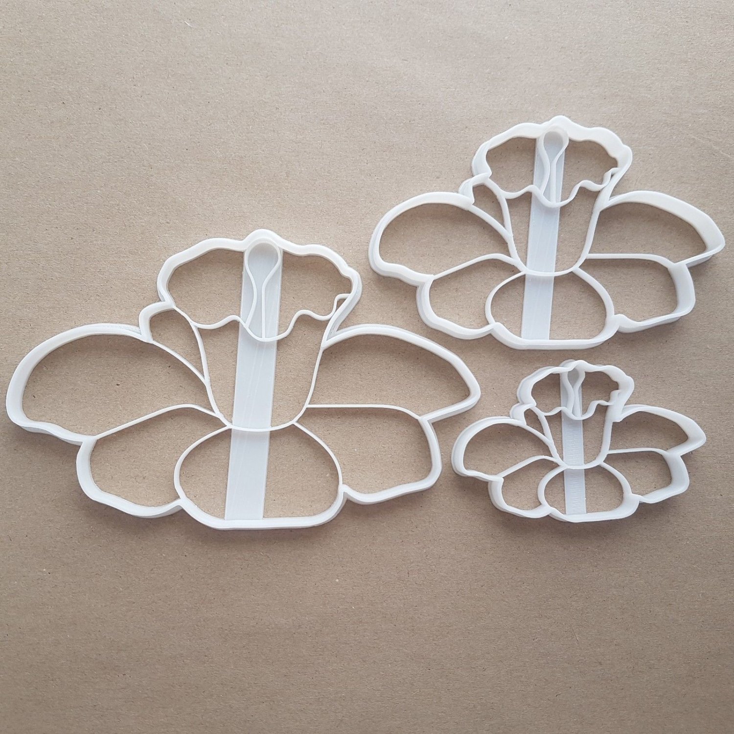 Daffodil Plant Flower Shape Cookie Cutter Dough Biscuit Pastry Stamp Sharp
