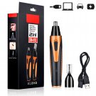 Facial Nose Ear Trimmer,Exquisite USB Rechargeable Sideburn Eyebrow Ear Clipper