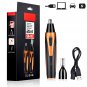 Facial Nose Ear Trimmer,Exquisite USB Rechargeable Sideburn Eyebrow Ear Clipper