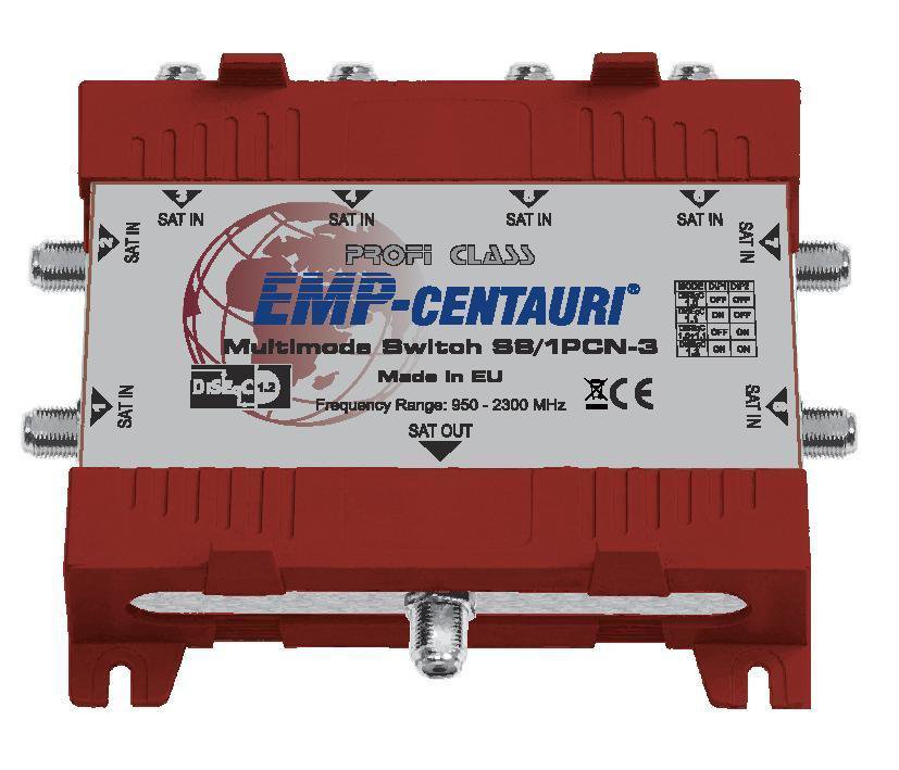 Satellite DiSEqC switch 8x1 S8/1PCN-3, Made in EU, 4 years warranty