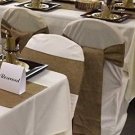 12" Wide x 72 " long  Burlap Table Runner for Thanksgiving Crafts Christmas