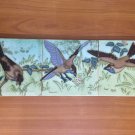 c1900 hemiksem gilliot belgium art nouveau tubeline three tile bird set rare