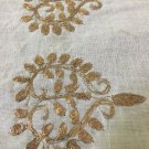 Off White Cotton Decorative Sari Border Trim Indian Designer 1 YD(Length) New