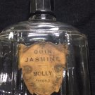 RARE Vintage Perfume Bottle Quin Molly France Bakelite screw down cap Art Deco
