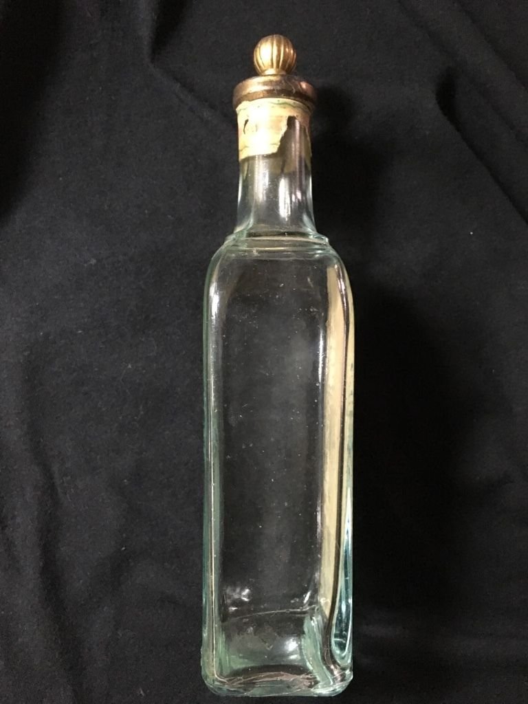 COLGATES Rare Vintage Lilac Imperial Toilet Water Bottle New York 1910