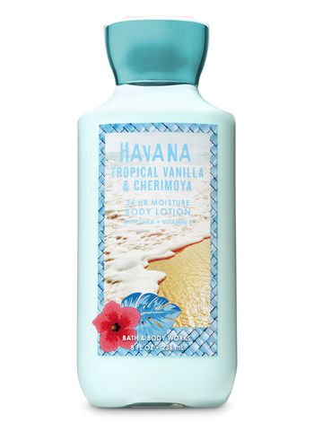 Bath & Body Works  Signature Collection TROPICAL VANILLA & CHERIMOYA Super Smooth Body Lotion