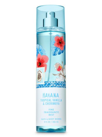 Bath & Body Works Signature Collection TROPICAL VANILLA & CHERIMOYA Fine Fragrance Mist
