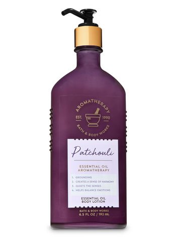 Bath & Body Works Aromatherapy PATCHOULI Essential Oil Body Lotion